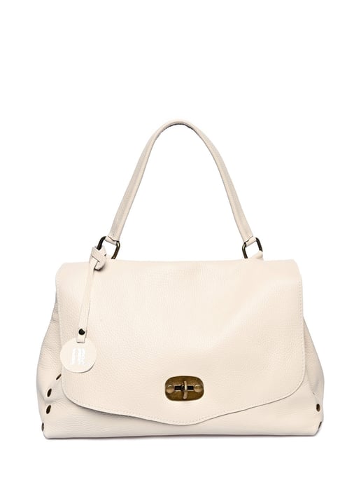 Anna Luchini Beige Rindsledertasche - Image 1