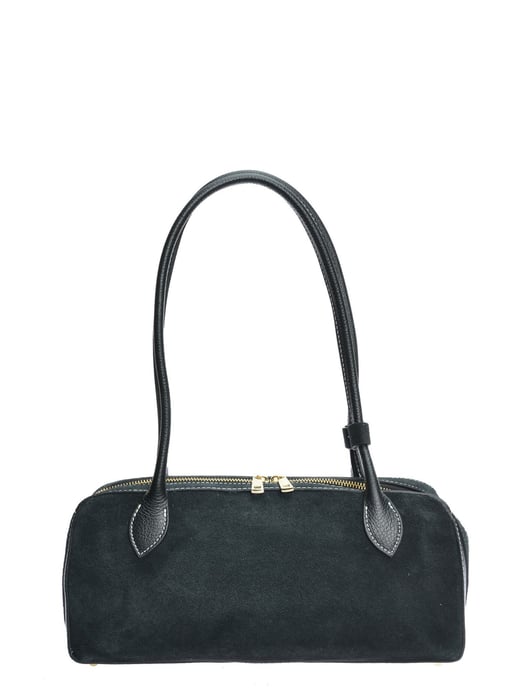 Anna Luchini Schwarz Rindsledertasche - Image 1