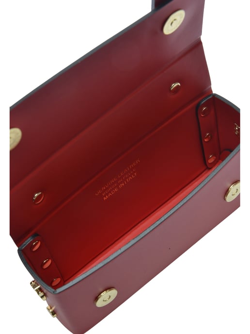 Isabella Rhea Rot Rindsledertasche - Image 4