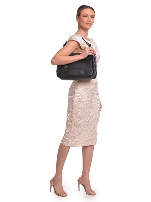 Roberta M Schwarz Rindsledertasche - Image 5