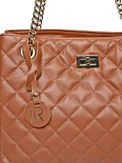 Isabella Rhea Braun Rindsledertasche - Image 3