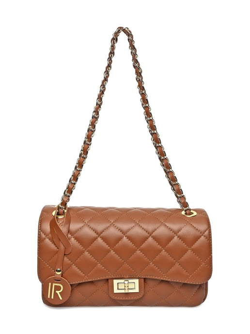Isabella Rhea Braun Rindsledertasche - Image 1