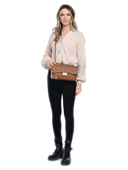 Isabella Rhea Braun Rindsledertasche - Image 5