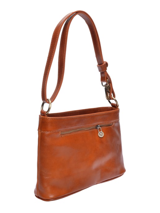 Luisa Vannini Braun Rindsledertasche - Image 2