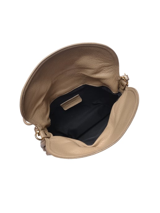 Anna Luchini Beige Rindsledertasche - Image 4