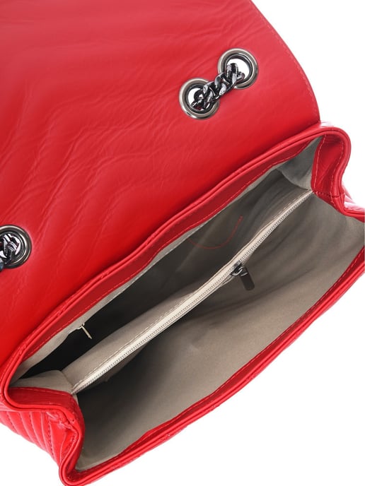 Luisa Vannini Rot Rindsledertasche - Image 4