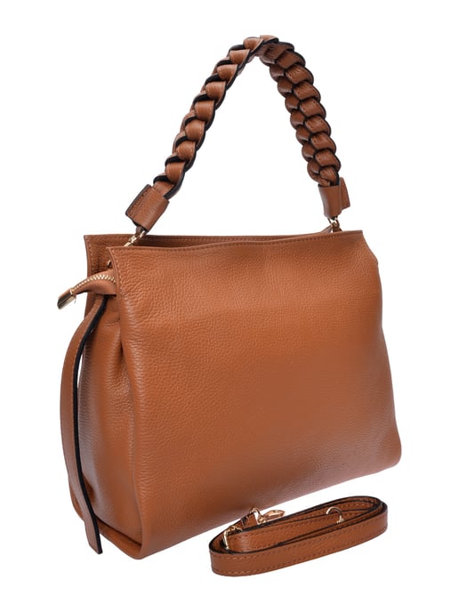 Luisa Vannini Braun Rindsledertasche - Image 2