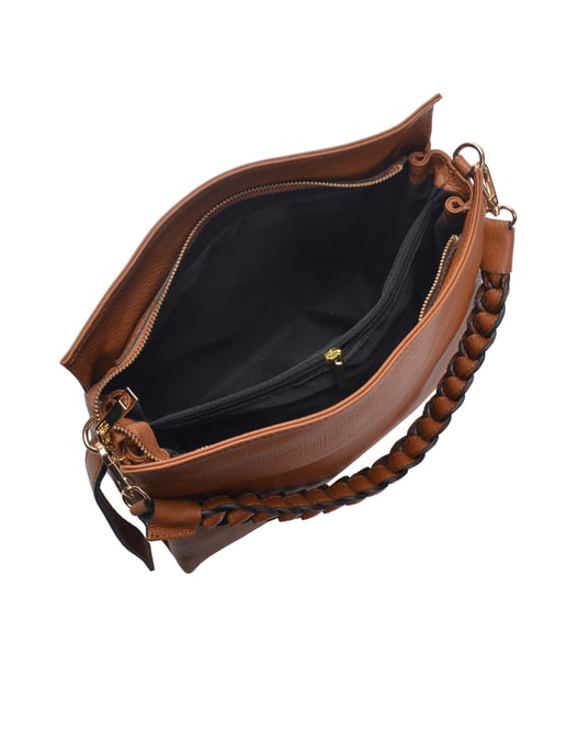 Luisa Vannini Braun Rindsledertasche - Image 4