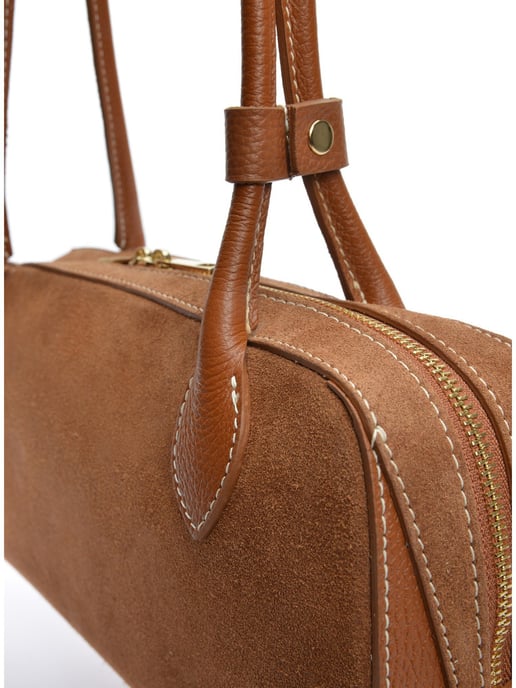 Anna Luchini Braun Rindsledertasche - Image 3