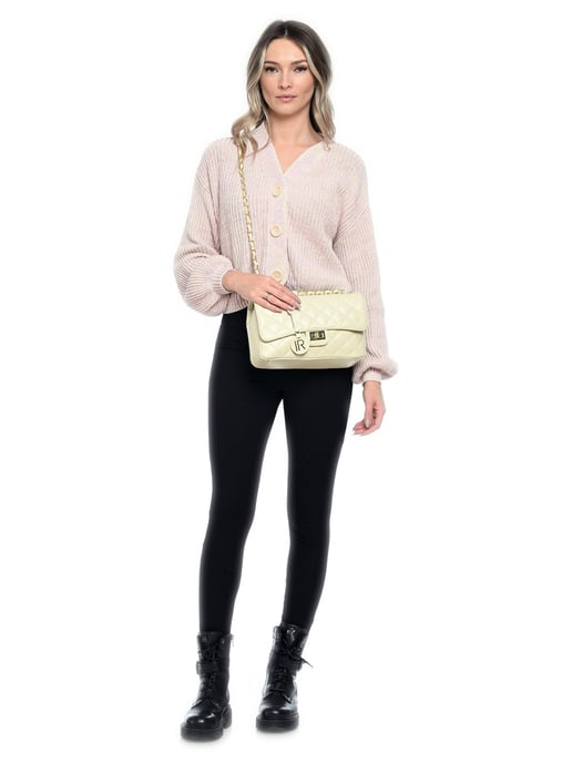 Isabella Rhea Beige Rindsledertasche - Image 5
