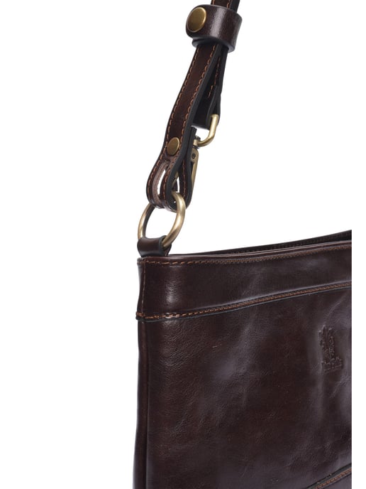 Luisa Vannini Kastanienbraun Rindsledertasche - Image 3