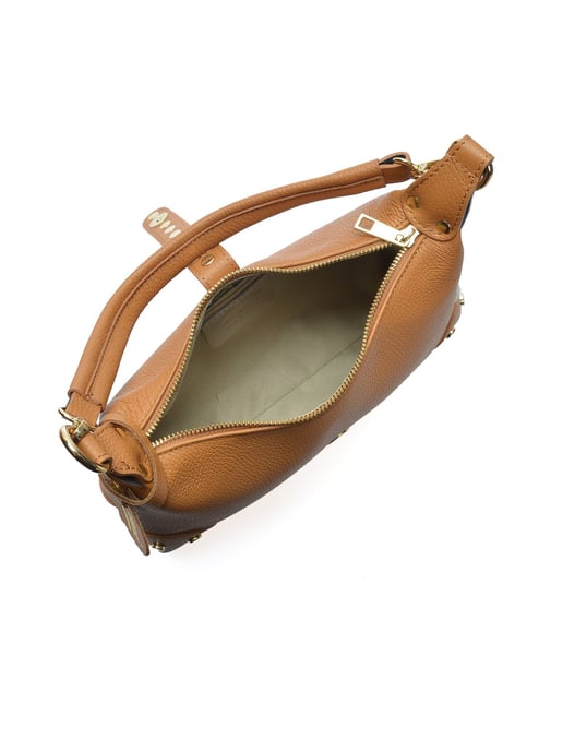 Anna Luchini Braun Rindsledertasche - Image 4