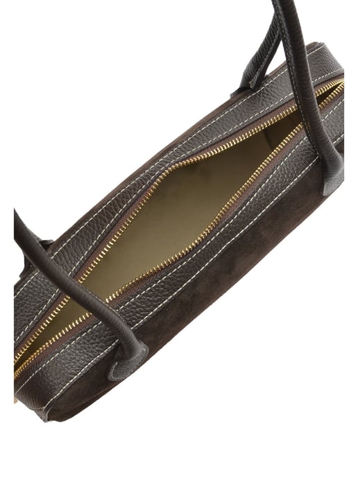 Anna Luchini Kastanienbraun Rindsledertasche - Image 4
