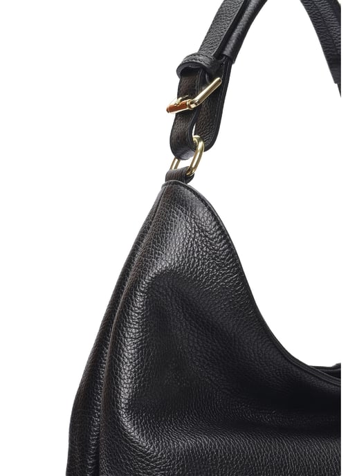 Anna Luchini Schwarz Rindsledertasche - Image 3