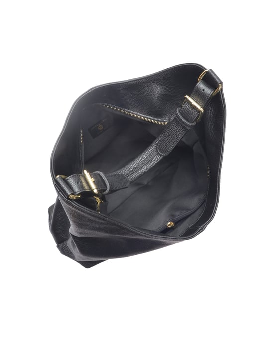Anna Luchini Schwarz Rindsledertasche - Image 4