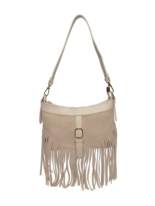 Anna Luchini Beige Rindsledertasche - Image 1