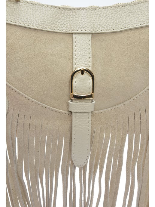 Anna Luchini Beige Rindsledertasche - Image 3