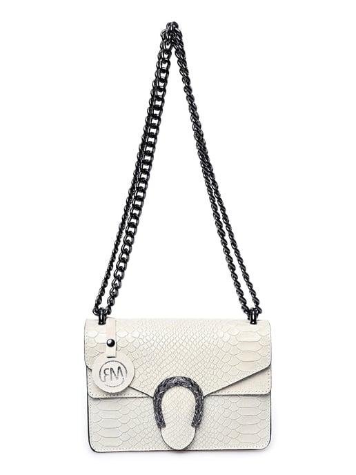 Roberta M Beige Rindsledertasche - Image 1