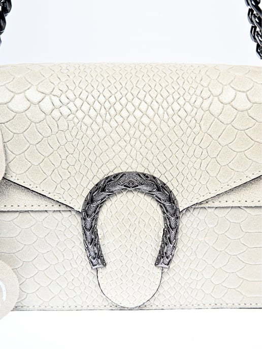 Roberta M Beige Rindsledertasche - Image 3