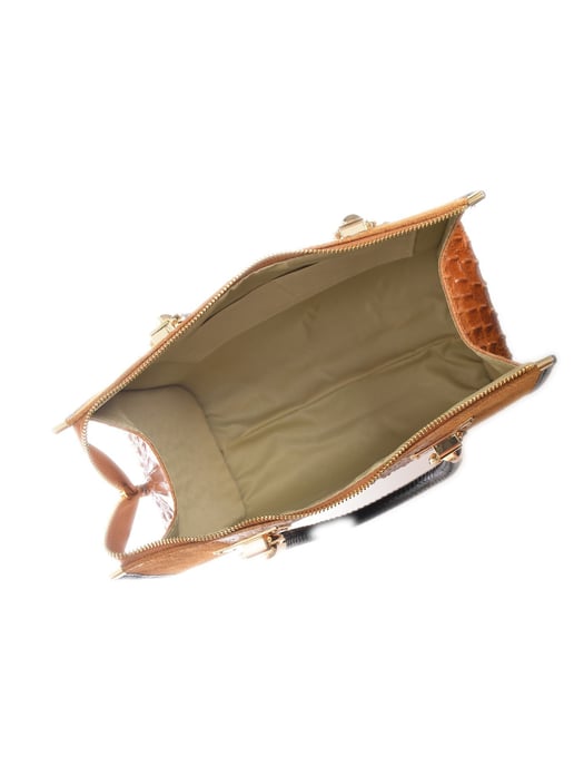 Isabella Rhea Braun Rindsledertasche - Image 4