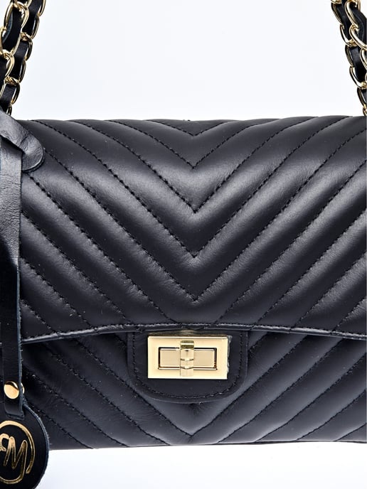 Roberta M Schwarz Rindsledertasche - Image 3