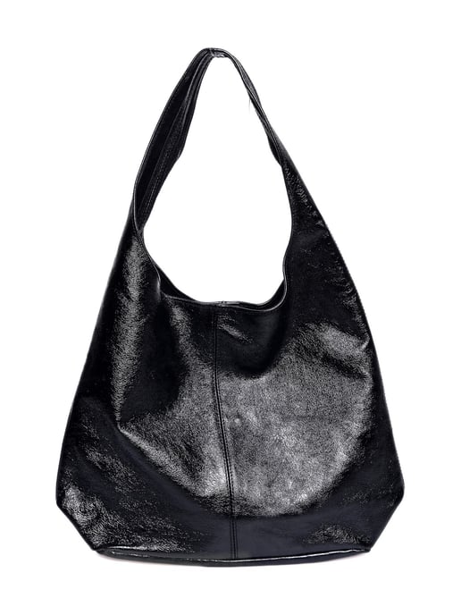 Luisa Vannini Schwarz Rindsledertasche - Image 1