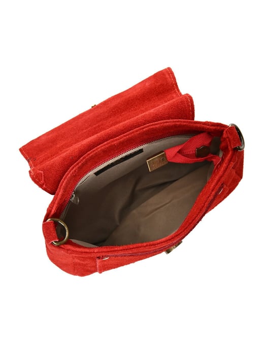 Anna Luchini Rot Rindsledertasche - Image 4