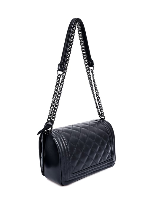 Anna Luchini Schwarz Rindsledertasche - Image 2