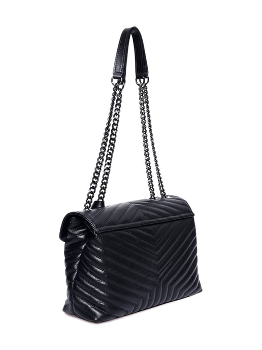 Luisa Vannini Schwarz Rindsledertasche - Image 2
