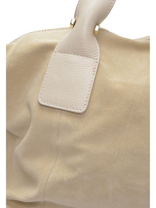 Anna Luchini Beige Rindsledertasche - Image 3