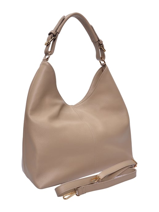 Anna Luchini Beige Rindsledertasche - Image 2