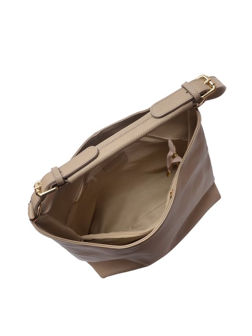 Anna Luchini Beige Rindsledertasche - Image 4