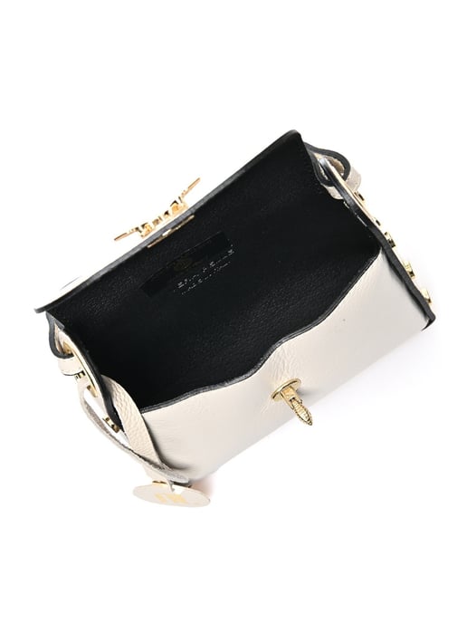 Anna Luchini Beige Rindsledertasche - Image 4