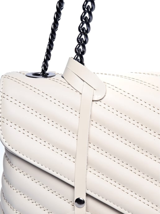 Luisa Vannini Beige Rindsledertasche - Image 3