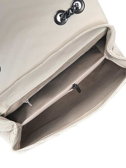 Luisa Vannini Beige Rindsledertasche - Image 4