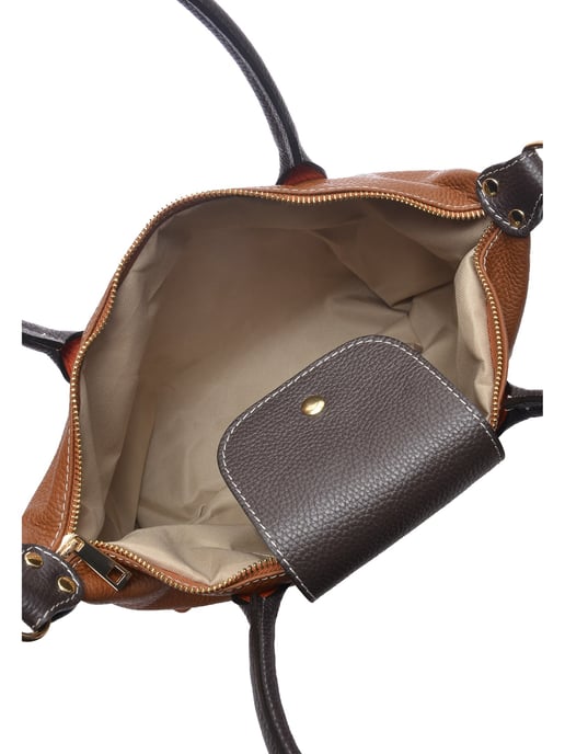 Anna Luchini Braun Rindsledertasche - Image 4
