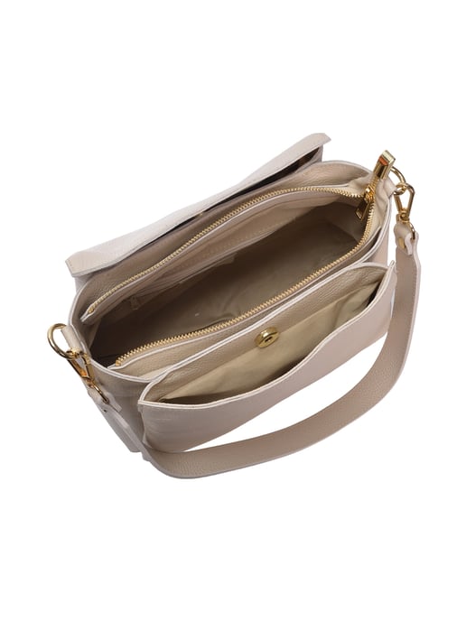 Isabella Rhea Beige Rindsledertasche - Image 4