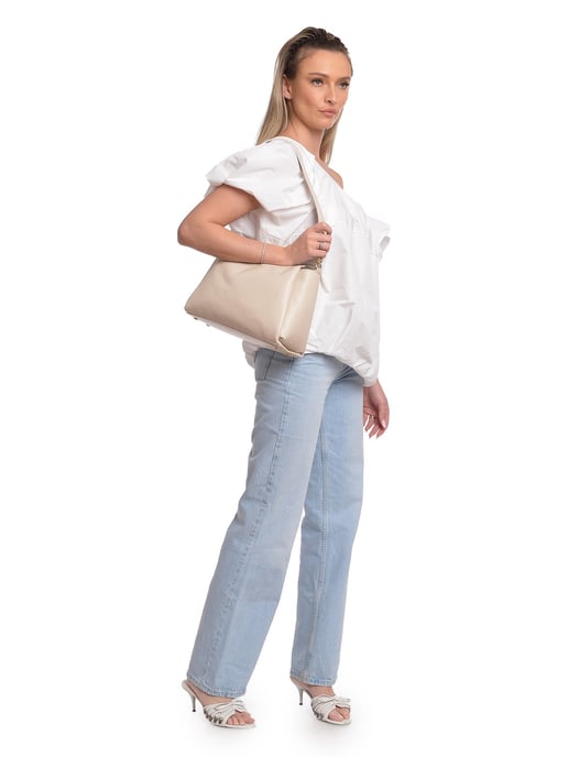 Isabella Rhea Beige Rindsledertasche - Image 5