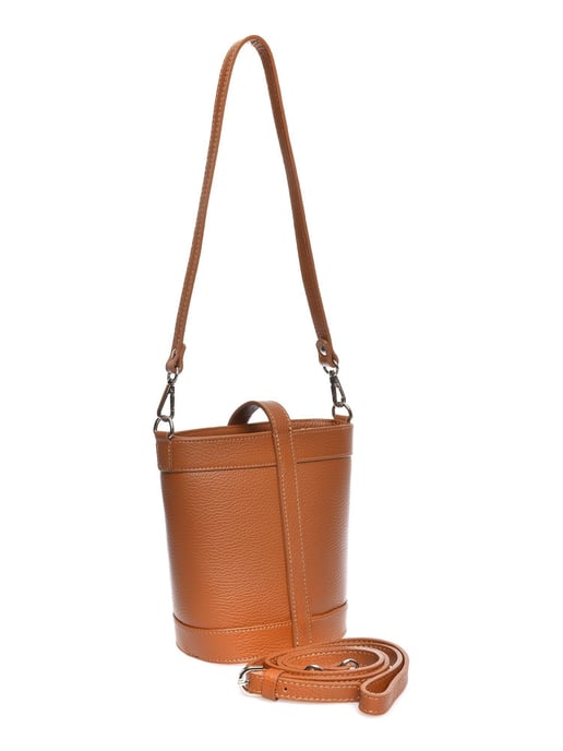 Anna Luchini Braun Rindsledertasche - Image 2