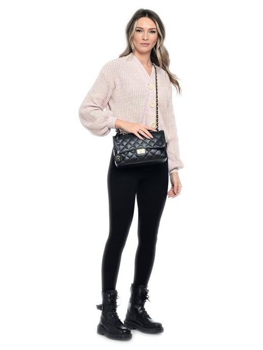Isabella Rhea Schwarz Rindsledertasche - Image 5