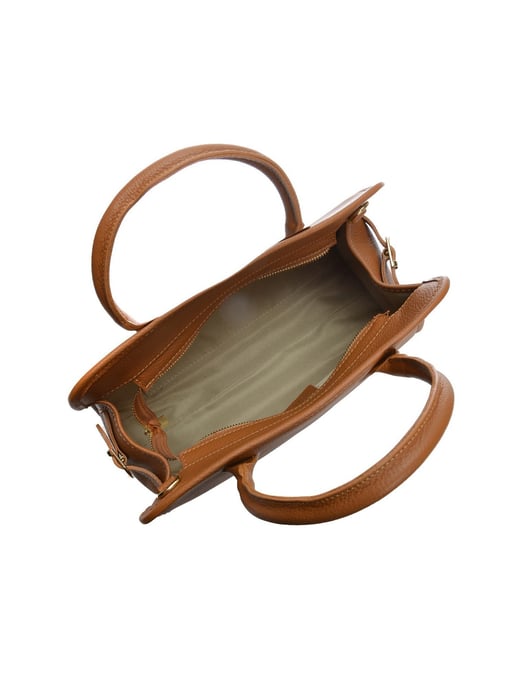 Anna Luchini Braun Rindsledertasche - Image 4