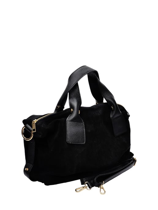 Anna Luchini Schwarz Rindsledertasche - Image 2