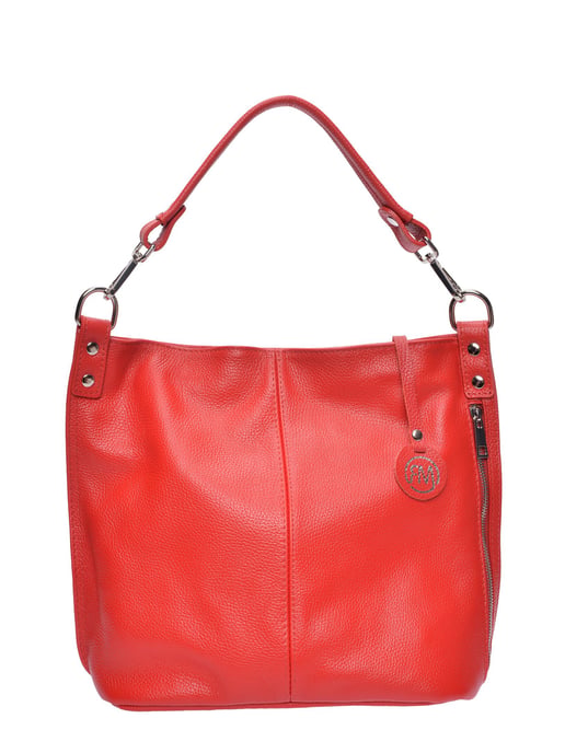 Roberta M Rot Rindsledertasche - Image 1