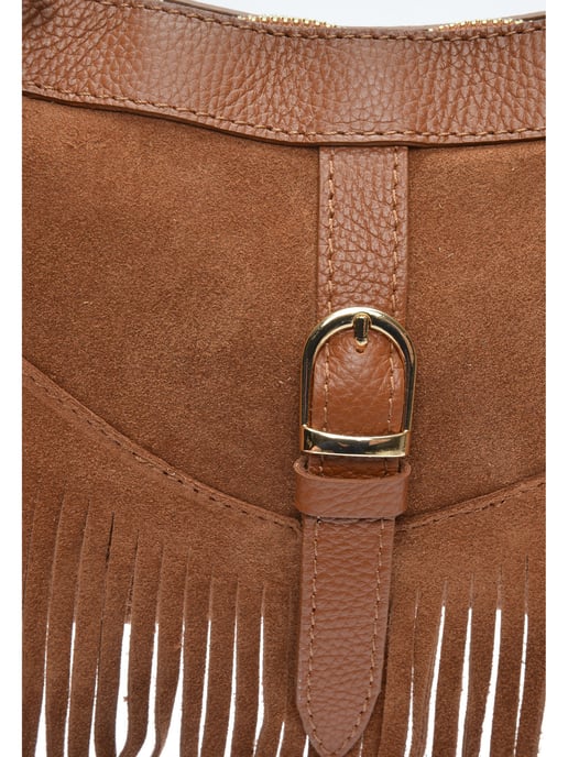 Anna Luchini Braun Rindsledertasche - Image 3