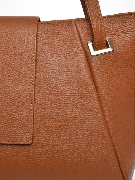Isabella Rhea Braun Rindsledertasche - Image 3