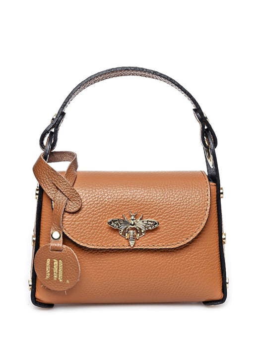 Anna Luchini Braun Rindsledertasche - Image 1