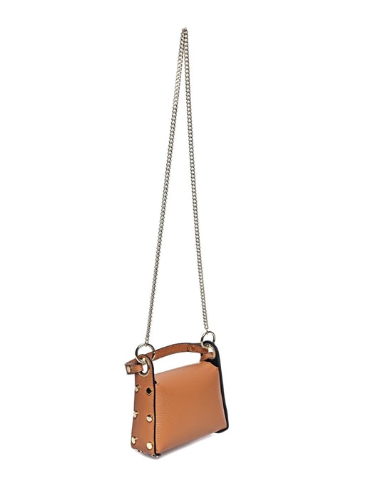 Anna Luchini Braun Rindsledertasche - Image 2