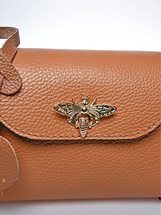 Anna Luchini Braun Rindsledertasche - Image 3