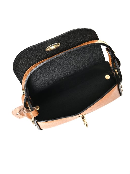 Anna Luchini Braun Rindsledertasche - Image 4