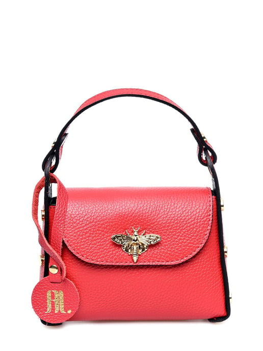 Anna Luchini Rot Rindsledertasche - Image 1